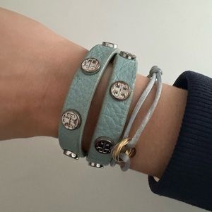 Tory Burch Wrap Leather Bracelet